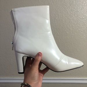 White booties